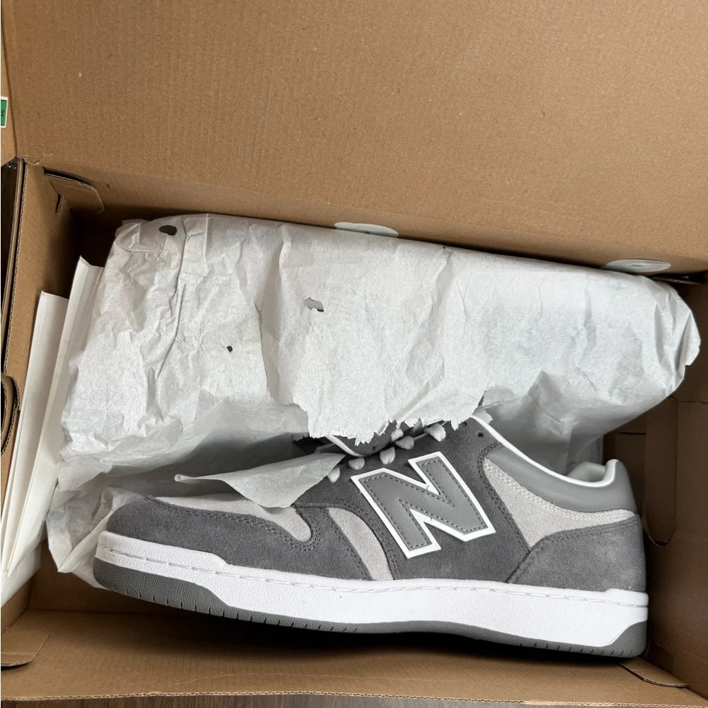 New Balance 480 Men’s 14 Athletic Shoe - Castlerock / Shadow Grey / Rain Cloud - Picture 3 of 8
